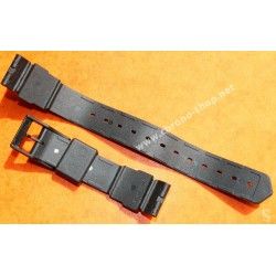 ORIGINAL TAG HEUER WATCH BLACK PLASTIC 18MM FORMULA 1 F1 WATCH BRACELET STRAP REF BS0081