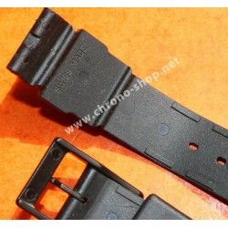 ORIGINAL TAG HEUER WATCH BLACK PLASTIC 18MM FORMULA 1 F1 WATCH BRACELET STRAP REF BS0081