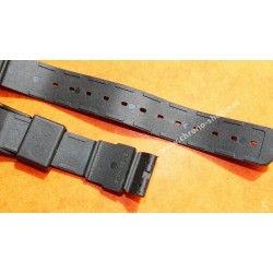 ORIGINAL TAG HEUER WATCH BLACK PLASTIC 18MM FORMULA 1 F1 WATCH BRACELET STRAP REF BS0081