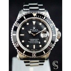 Rolex 90's Submariner Sapphire 14060, 14060M Genuine & Rare Rotative Watch Bezel insert for sale