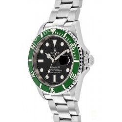 Rolex Submariner Date Saphir 16610,16800,168000 Authentique Lunette Rotative Acier montres de plongée