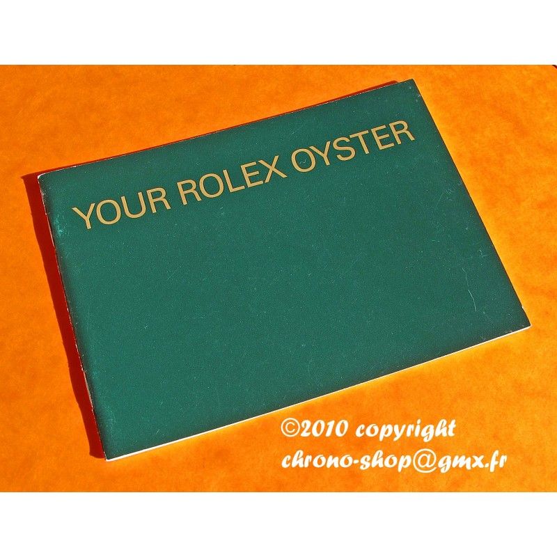 ROLEX OYSTER LIVRET 