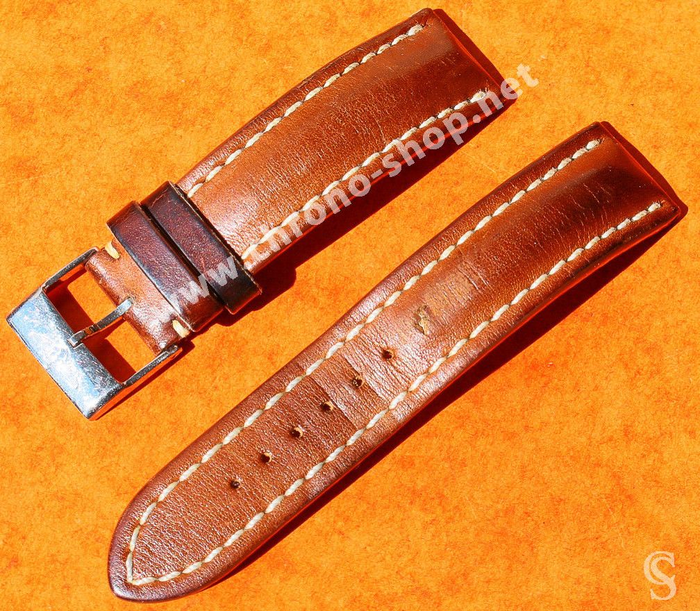 Brown Calf Leather Watch Band