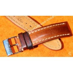 Breitling 442X 24-20mm 100% AUTHENTIC BROWN CALFSKIN LEATHER STRAP BRACELET 24-20mm NAVITIMER 46mm