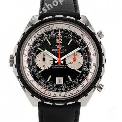 Breitling Vintage Verre plexiglass, Hesalite 1970 Swiss ref 7651 48mm Montre Automatique Chronomatic