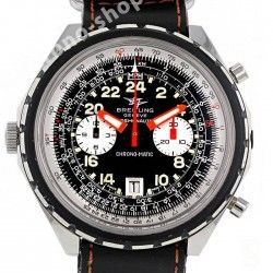 Breitling Vintage Verre plexiglass, Hesalite 1970 Swiss ref 7651 48mm Montre Automatique Chronomatic