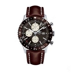 Breitling 442X 24-20mm 100% AUTHENTIC BROWN CALFSKIN LEATHER STRAP BRACELET 24-20mm NAVITIMER 46mm