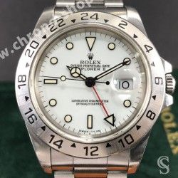 Rolex 16570, 16550 Explorer II handset Genuine Luminova White Watch dial Cal.3185 Auto