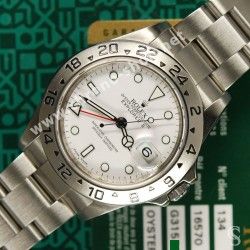 Rolex 16570, 16550 Explorer II handset Genuine Luminova White Watch dial Cal.3185 Auto