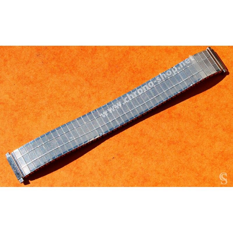 Elgoflex Rare Collectible 70's Stainless Steel 20mm Stretch Watch Band Made in Germany