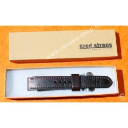 BRACELET CUIR 24mm GREG STRAPS POUR PANERAI OFFICINE MONTRES LUMINOR, RADIOMIR, MARINA PAM