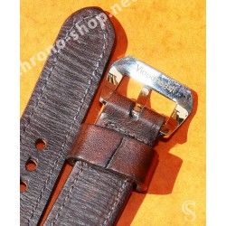 BRACELET CUIR 24mm GREG STRAPS POUR PANERAI OFFICINE MONTRES LUMINOR, RADIOMIR, MARINA PAM