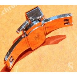 Accessoire horlogerie Montres Bracelet Double boucle déployante acier papillon Bracelets 20mm