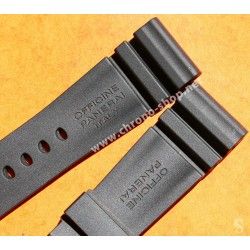 Panerai Luminor Authentique bracelet 26mm caoutchouc noir 47mm/ Montres Radiomir