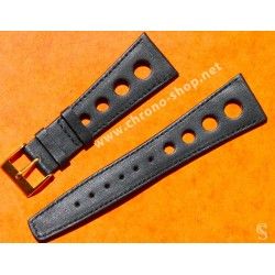 Genuine 70's 17mm Tropic Style Swiss Leather style watch strap bracelet NOS 1970s Rolex, Tudor, omega, IWC, Triton