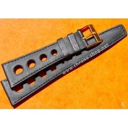 Genuine 70's 17mm Tropic Style Swiss Leather style watch strap bracelet NOS 1970s Rolex, Tudor, omega, IWC, Triton