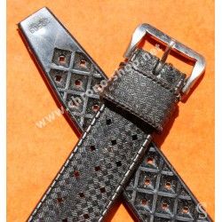 Vintage Genuine Collectible Swiss 22mm Tropic strap dive band big holes New Old Stock Ref 23322