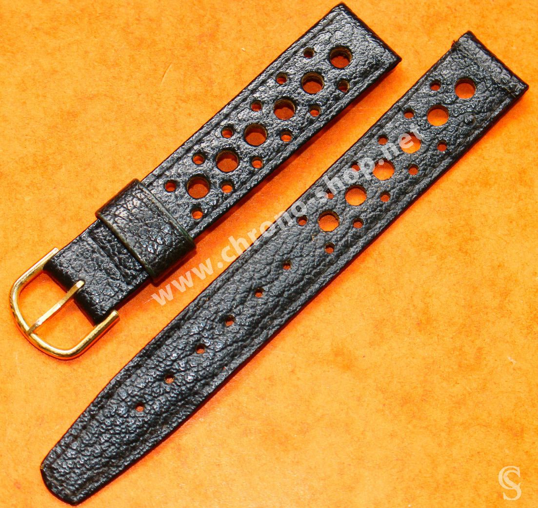 Corfam watch strap