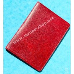 Tudor Vintage Red purple Leather Business Document Guarantee Papers watches Card Wallet ref 106 00 41
