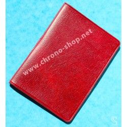 Tudor Vintage Red purple Leather Business Document Guarantee Papers watches Card Wallet ref 106 00 41