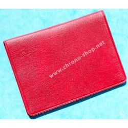 Tudor Vintage Red purple Leather Business Document Guarantee Papers watches Card Wallet ref 106 00 41