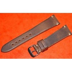 BRACELET CUIR MONTRES VINTAGE 20mm pour SUBMARINER GMT EXPLORER 5508, 6536, 6538, 1675, 16750, 1655, 5512,1680, 1665, 5513