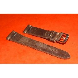 Vintage genuine wild leather 20mm brown watch strap band handmade bracelet Rolex 5508, 6536, 6538, 6542, 5512 PCG