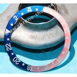 Rolex GMT Master watch Faded PEPSI Blue & Red color S/S 16700,16710,16760 Bezel 24H Insert Part