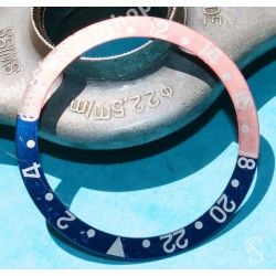 Rolex GMT Master watch Faded PEPSI Blue & Red color S/S 16700,16710,16760 Bezel 24H Insert Part