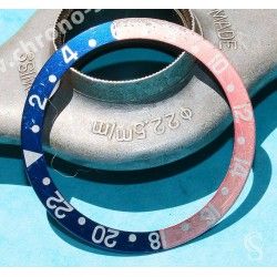 Rolex GMT Master watch Faded PEPSI Blue & Red color S/S 16700,16710,16760 Bezel 24H Insert Part