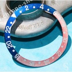 Rolex GMT Master watch Faded PEPSI Blue & Red color S/S 16700,16710,16760 Bezel 24H Insert Part