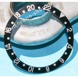 Rolex GMT Master Coke watch Faded Pink & Black color S/S 16700,16710,16760 Bezel 24H Insert Part FAT FONT SERIFS