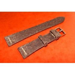 Vintage genuine wild leather 20mm brown chocolate watch strap band handmade bracelet Rolex 5508, 6536, 6538, 6542, 5512 PCG