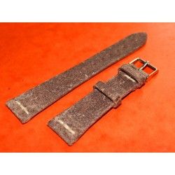 Vintage genuine wild leather 20mm brown chocolate watch strap band handmade bracelet Rolex 5508, 6536, 6538, 6542, 5512 PCG