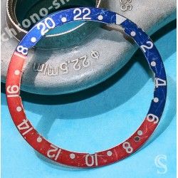 ROLEX PEPSI 90's ROUGE & BLEU INSERT GRADUE SERIFS FAT FONT 24H LUNETTE MONTRES GMT MASTER 16700,16710,16760