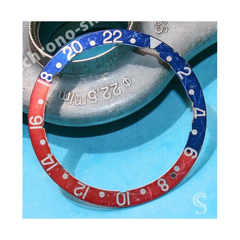 Rolex GMT Master watch Faded Serifs PEPSI Blue & Pink tons 16700,16710,16760 Bezel 24H Insert Part