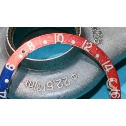 ROLEX PEPSI 90's ROUGE & BLEU INSERT GRADUE SERIFS FAT FONT 24H LUNETTE MONTRES GMT MASTER 16700,16710,16760