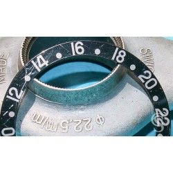 ROLEX 90's COKE NOIR FAT FONT SERIFS INSERT GRADUE 24H LUNETTE MONTRES GMT MASTER 16700,16710,16760