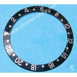 Rolex GMT Master watch Black color S/S 16700,16710,16760 Bezel 24H Insert Part FAT FONT SERIFS