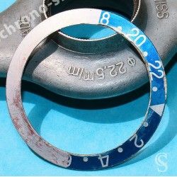 Rolex 70's Vintage Bezel insert Graduated Faded PEPSI Red & blue GMT MASTER 1675,16750 Watch inlay part