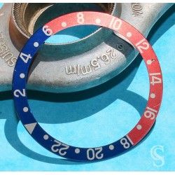 Rolex GMT Master watch Faded Serifs PEPSI Blue & Pink tons 16700,16710,16760 Bezel 24H Insert Part