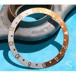 ROLEX ORIGINAL VINTAGE FADED INSERT DE LUNETTE MONTRES GMT MASTER II 16713, 16718, 16760, 16710 ROOTBEER