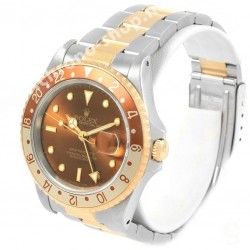 ROLEX ORIGINAL VINTAGE FADED INSERT DE LUNETTE MONTRES GMT MASTER II 16713, 16718, 16760, 16710 ROOTBEER