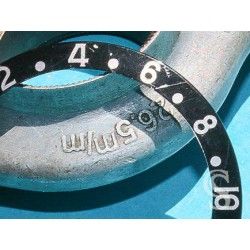 Rolex GMT Master watch Black color S/S 16700,16710,16760 Bezel 24H Insert Part FAT FONT SERIFS