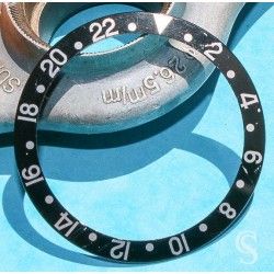 Rolex GMT Master watch Black color S/S 16700,16710,16760 Bezel 24H Insert Part FAT FONT SERIFS