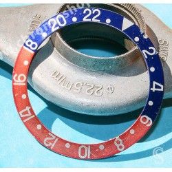 Rolex 70's Vintage Bezel insert Graduated Faded PEPSI Red & blue GMT MASTER 1675,16750 Watch inlay part