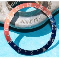 ROLEX PEPSI 90's FADED ROUGE & BLEU INSERT GRADUE SERIFS FAT FONT 24H LUNETTE MONTRES GMT MASTER 16700,16710,16760