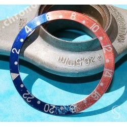 Rolex GMT Master watch Faded Serifs PEPSI Blue & Pink tons 16700,16710,16760 Bezel 24H Insert Part