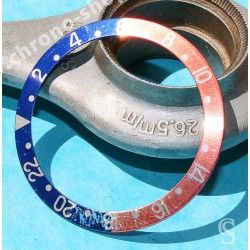 ROLEX PEPSI 90's FADED ROUGE & BLEU INSERT GRADUE SERIFS FAT FONT 24H LUNETTE MONTRES GMT MASTER 16700,16710,16760