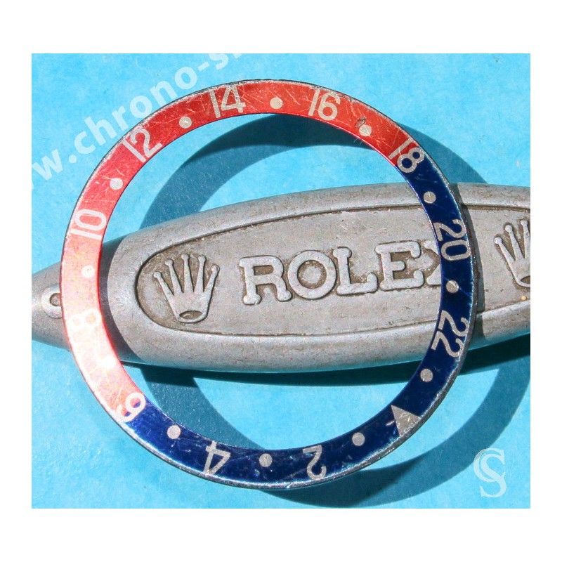 ROLEX PEPSI 90's FADED ROUGE & BLEU INSERT GRADUE 24H LUNETTE MONTRES GMT MASTER 16700,16710,16760